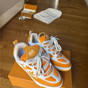 Louis Vuitton skate orange us-12